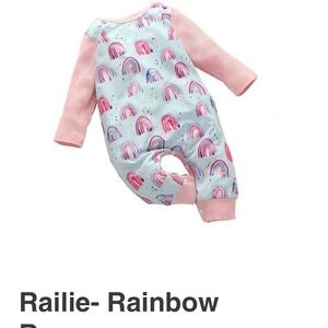 NWT- Railie Rainbow Romper
